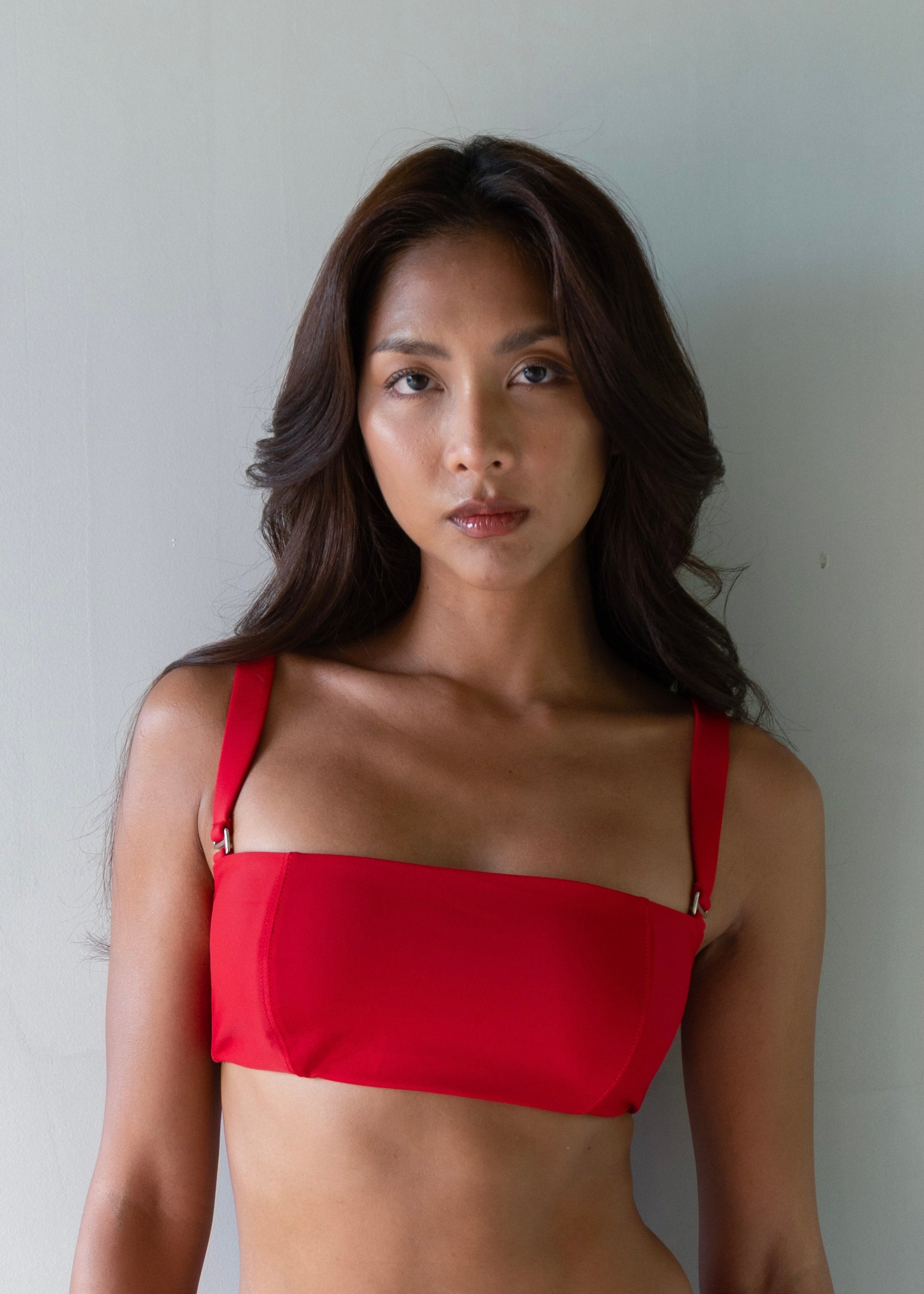 Valentina Red Swim Top - Pre order