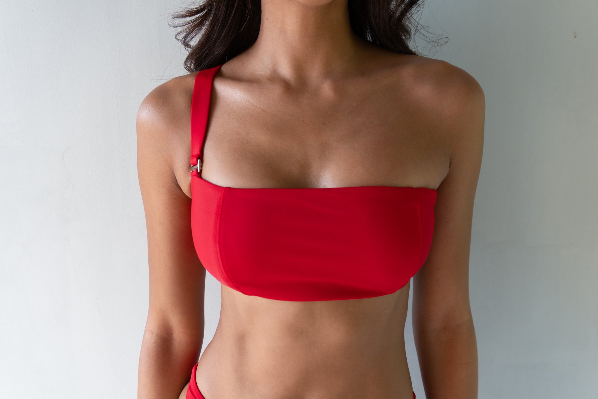 Valentina Red Swim Top